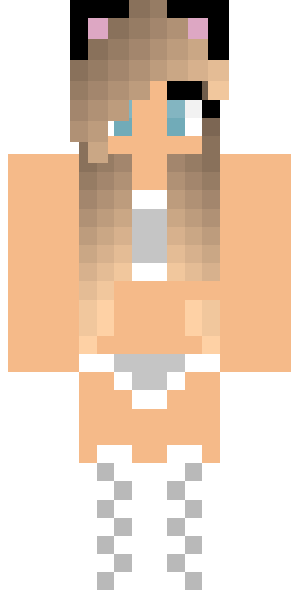 голая девушка скин в майнкрафте #6