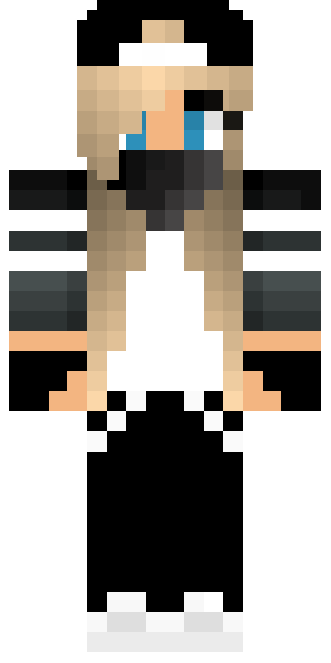 скины в майнкрафт девочка в маске #2