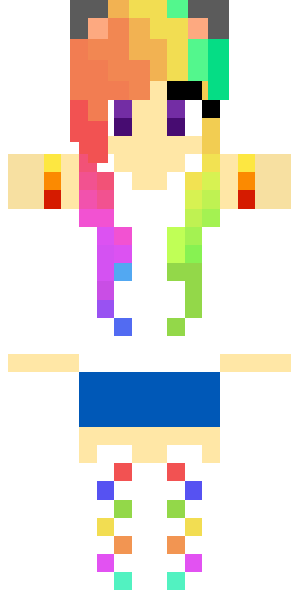 скин rainbow dash для майнкрафт 1.9 по никам #7